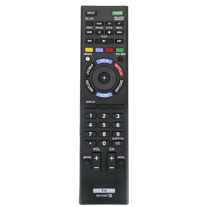 Beyution RM-YD087 RMYD087 Remote Control fit for Sony 3D Bravia LCD LED HDTV TV XBR-55X850A XBR-55X850AX XBR-55X855A XBR-55X900A XBR-55X900AX XBR-55X905A XBR-65X850A XBR-65X850AX XBR-65X900A (149198711) - Image 1